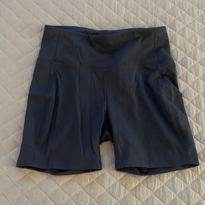 CALIA Energize High Rise Biker Shorts - Ardosia Slate (Size M)